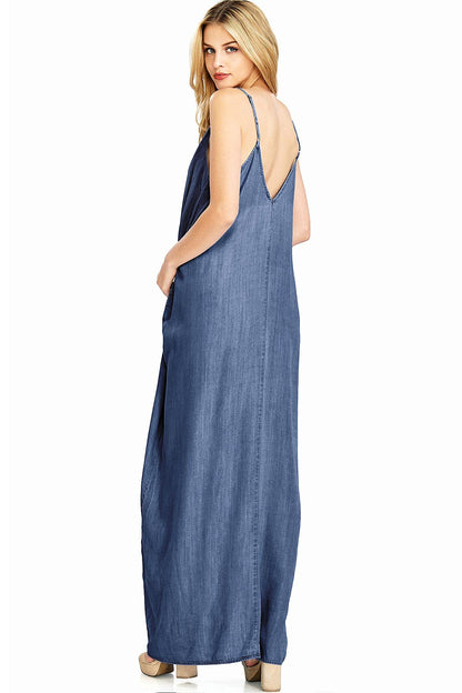 Spellbound Chambray Maxi Dress