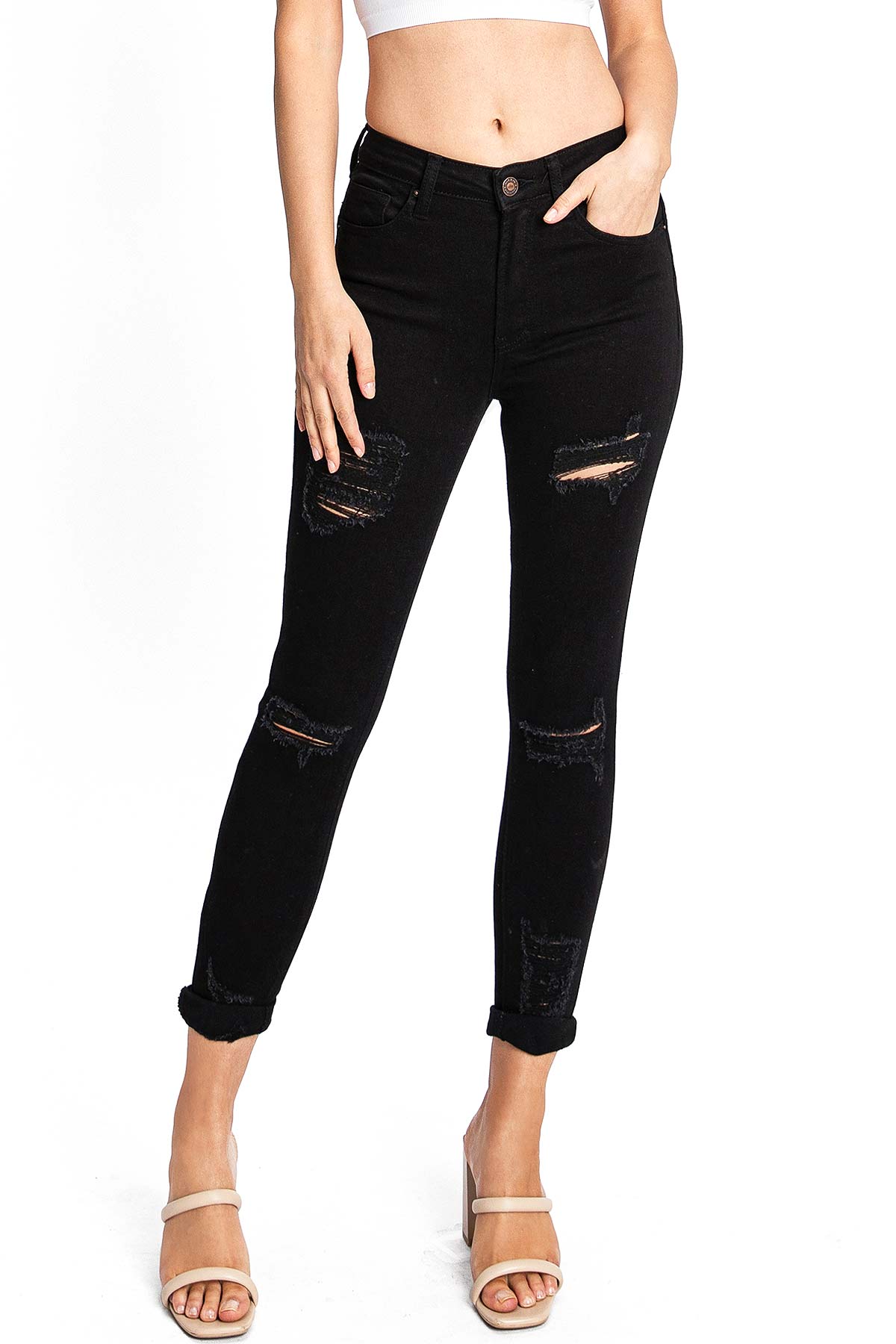 Element High Rise Capri Jeans