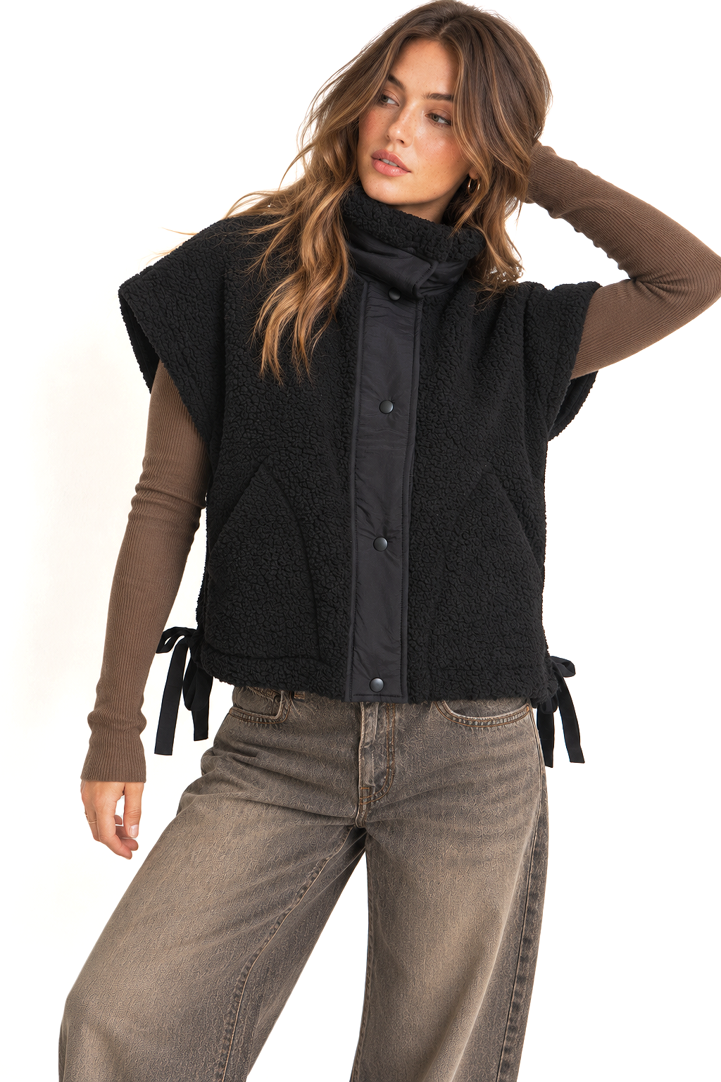 Montana Oversized Sherpa Vest