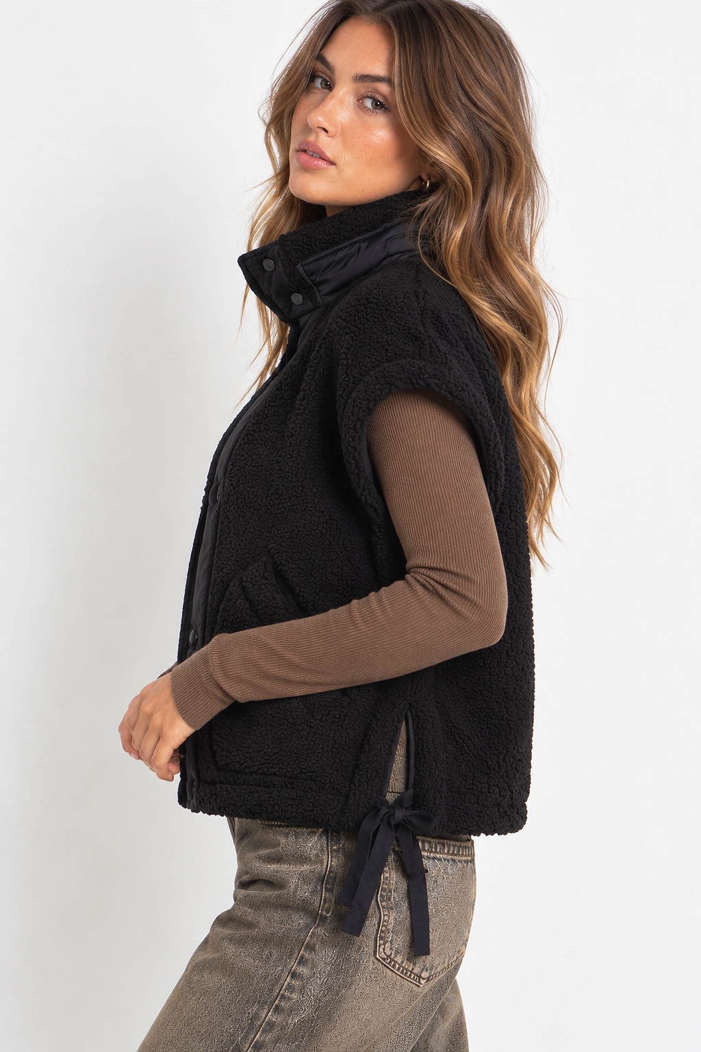 Montana Oversized Sherpa Vest