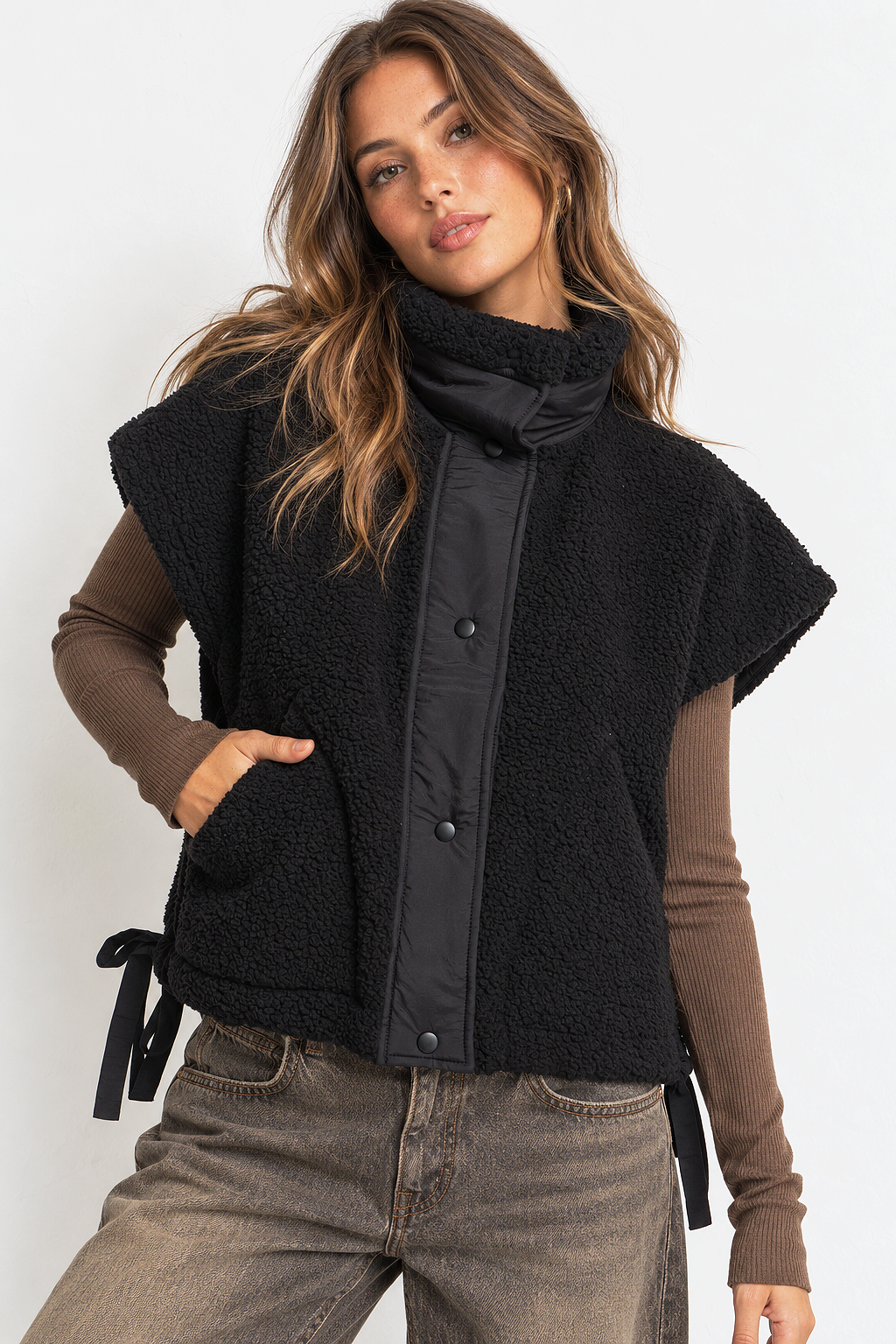 Montana Oversized Sherpa Vest