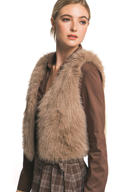 Lush Faux Fur Vest