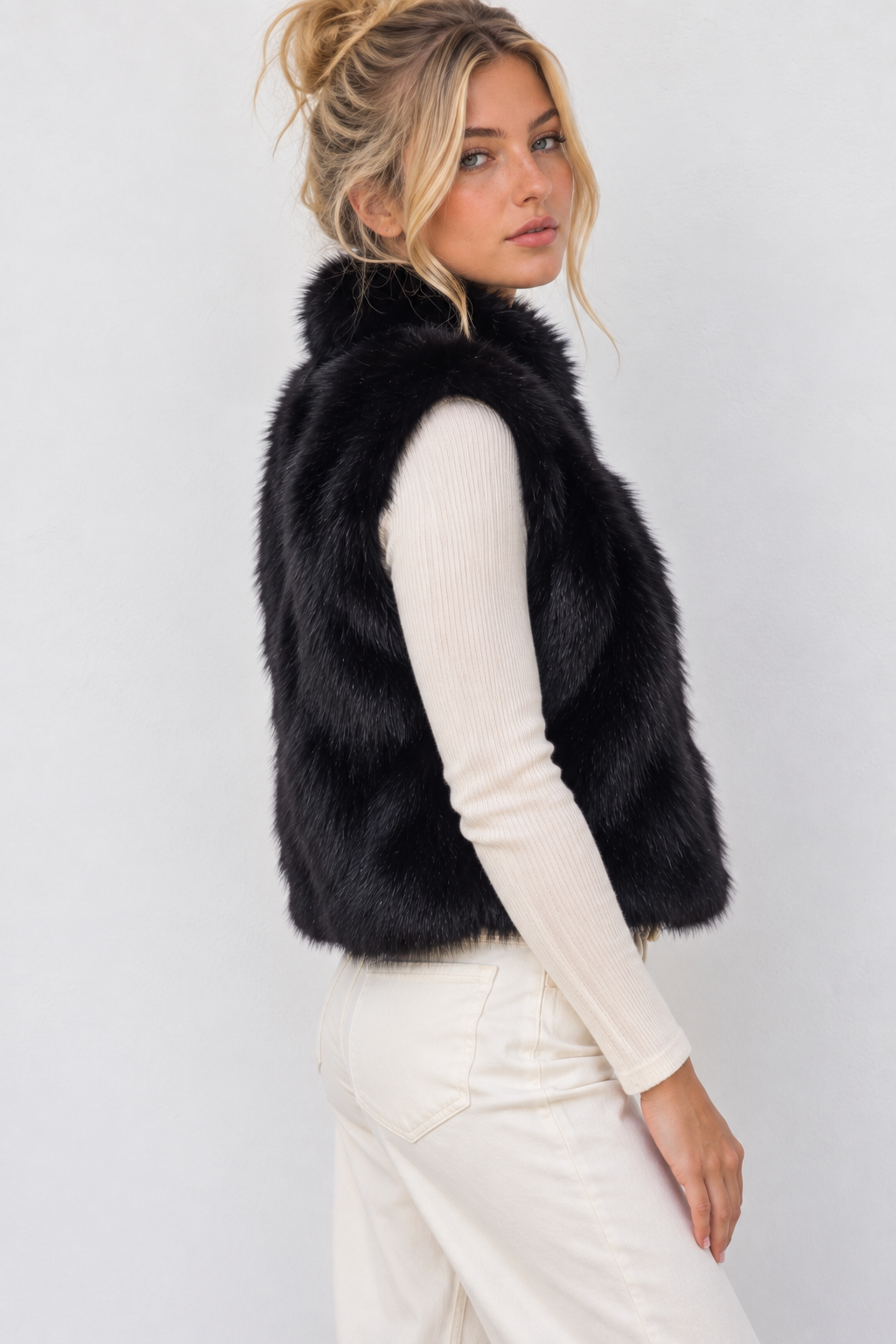 Aspen Faux Fur Vest