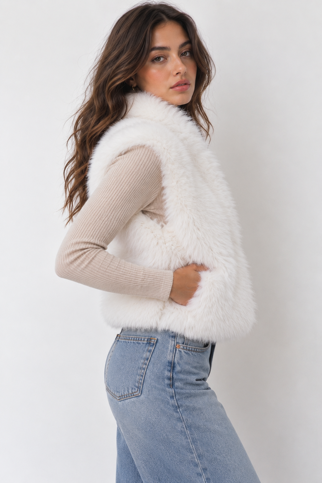 Aspen Faux Fur Vest