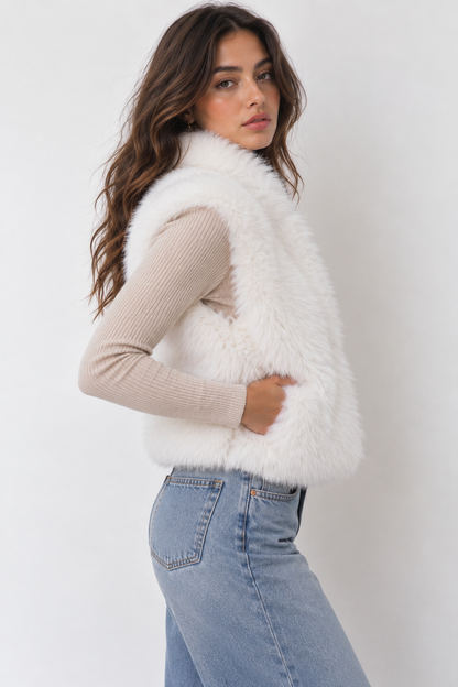Aspen Faux Fur Vest