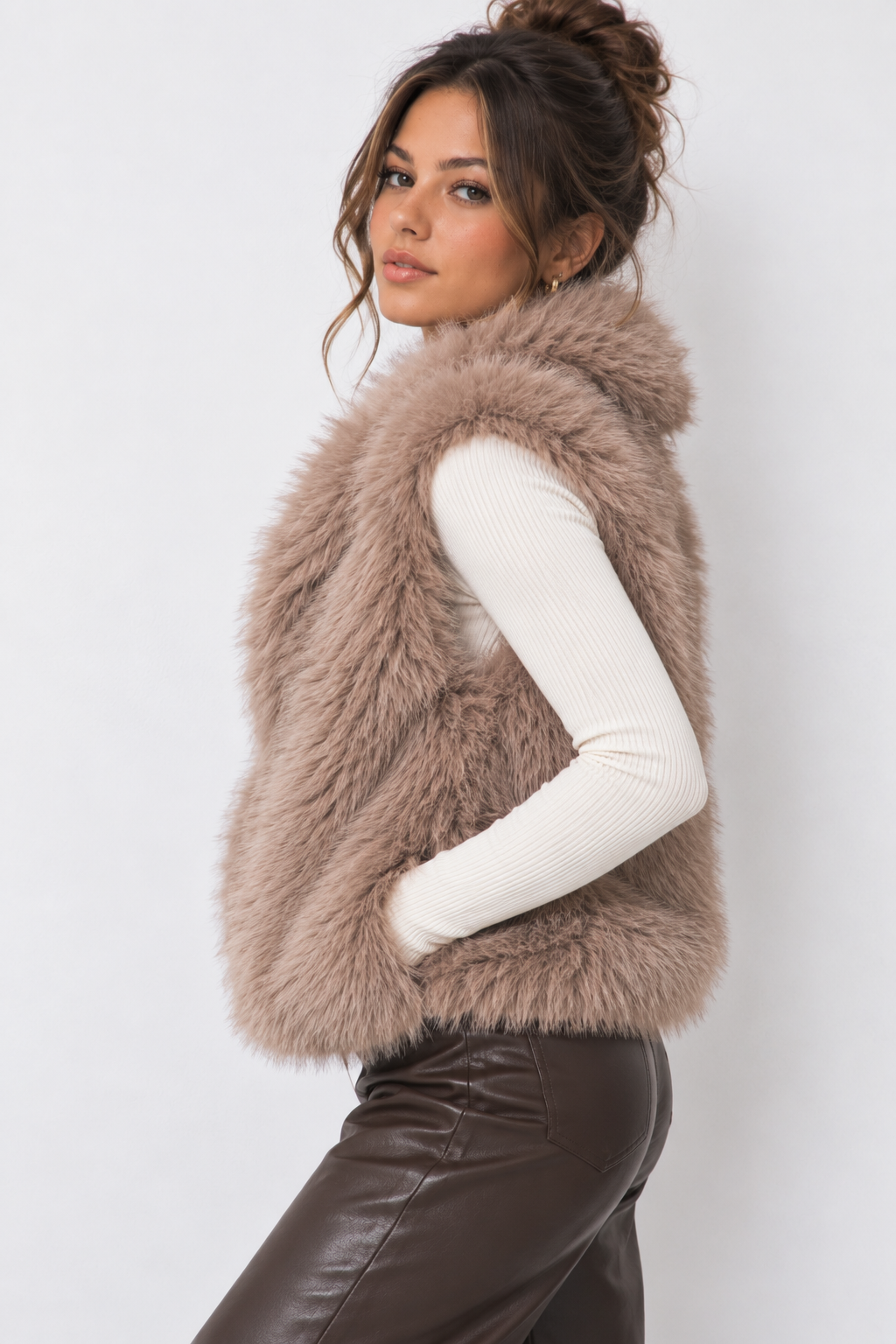 Aspen Faux Fur Vest