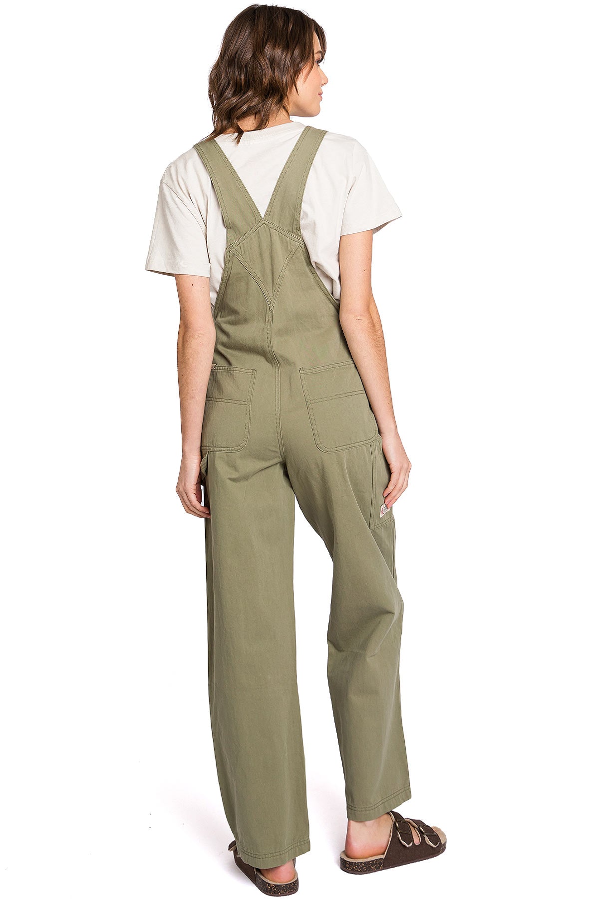 Lana Roux 90s Retro Chino Twill Overalls