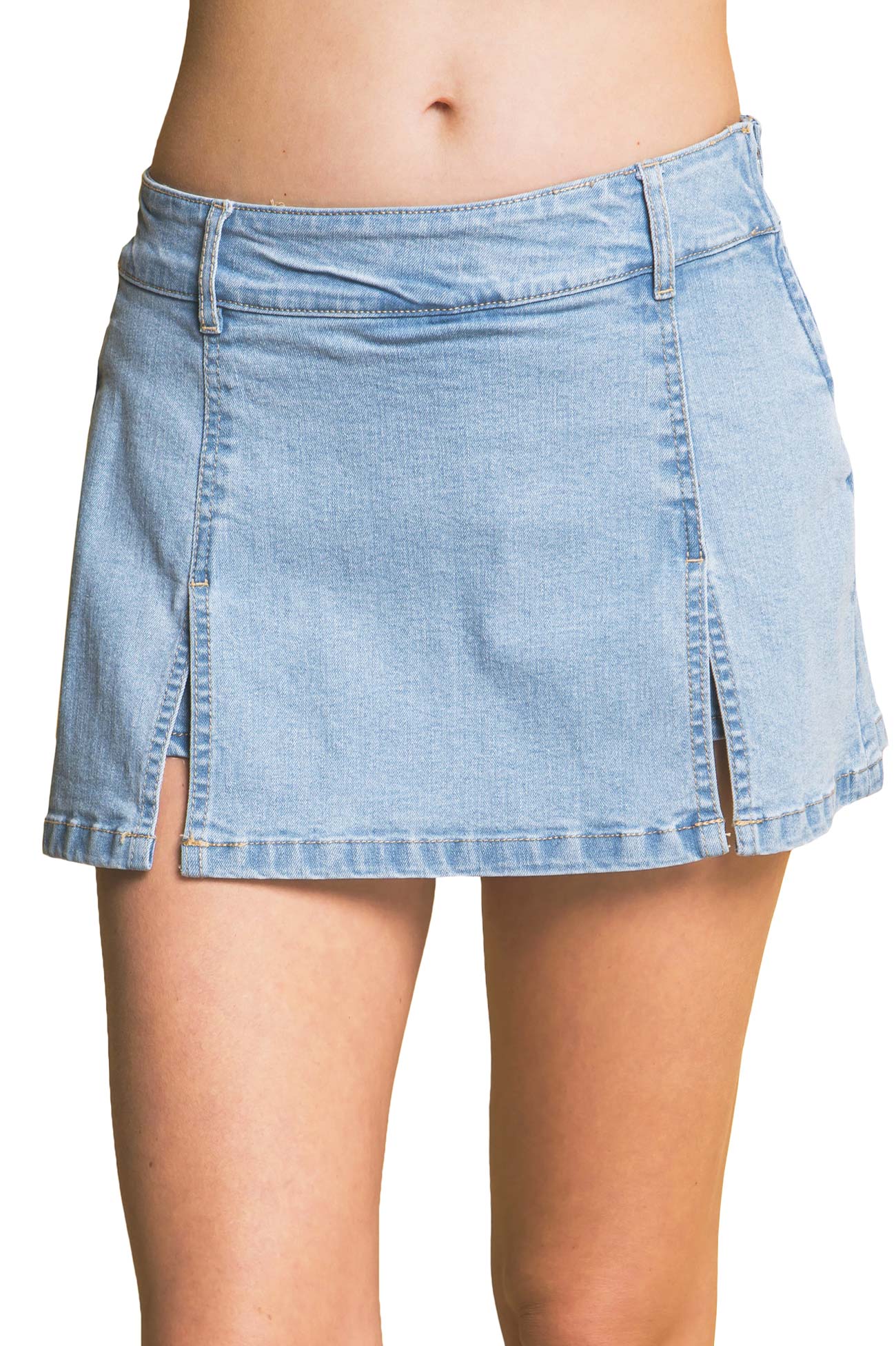 Amour Denim Mini Skort