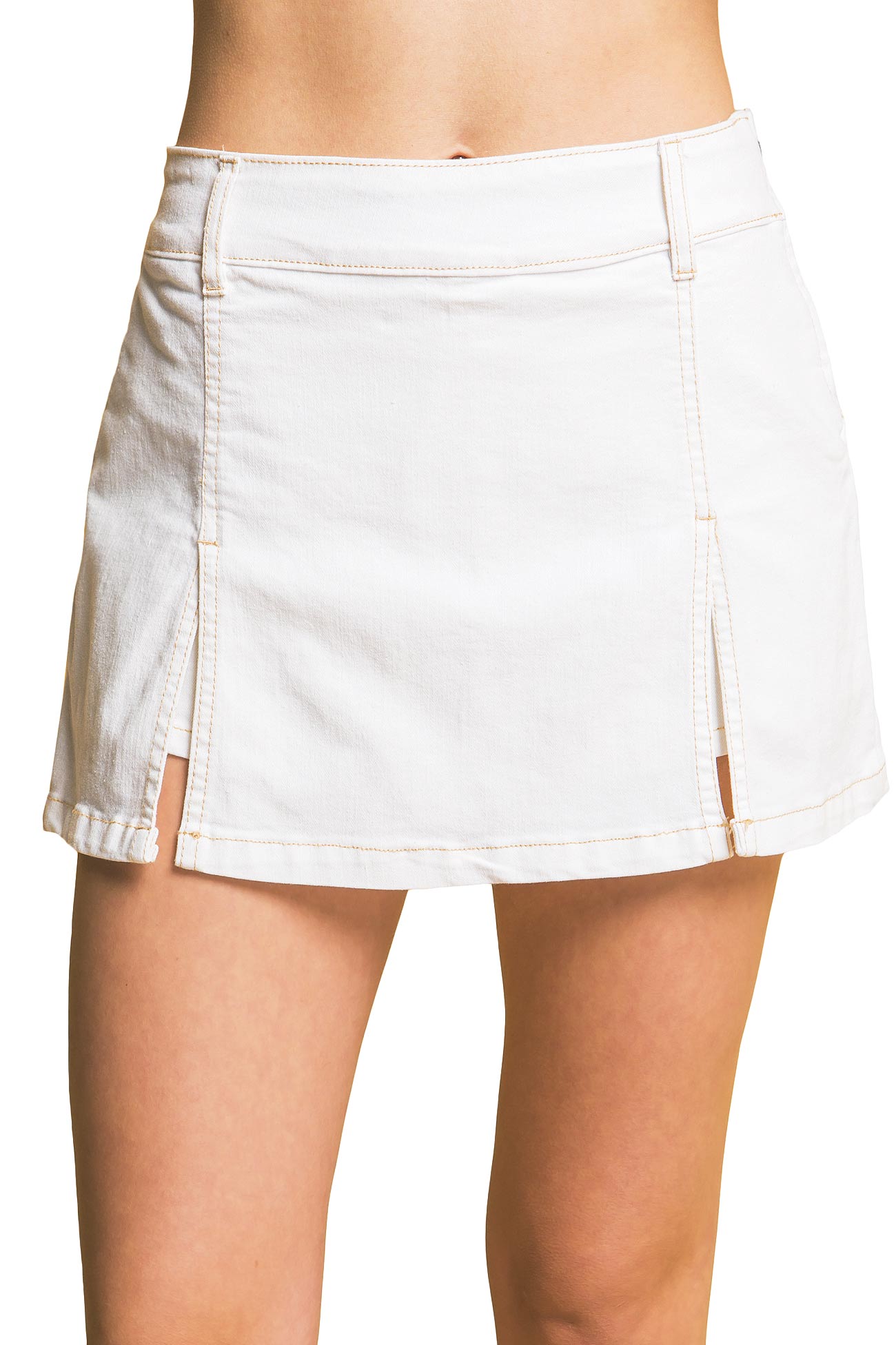 Amour Denim Mini Skort