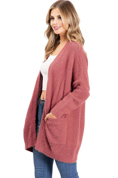 Chill Eyelash Cardigan