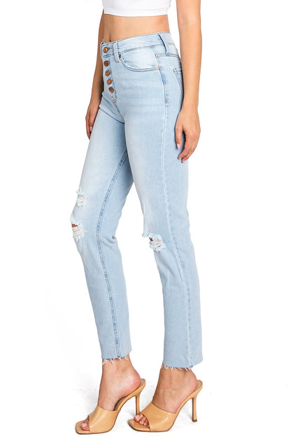 Moment Slim Straight Jeans