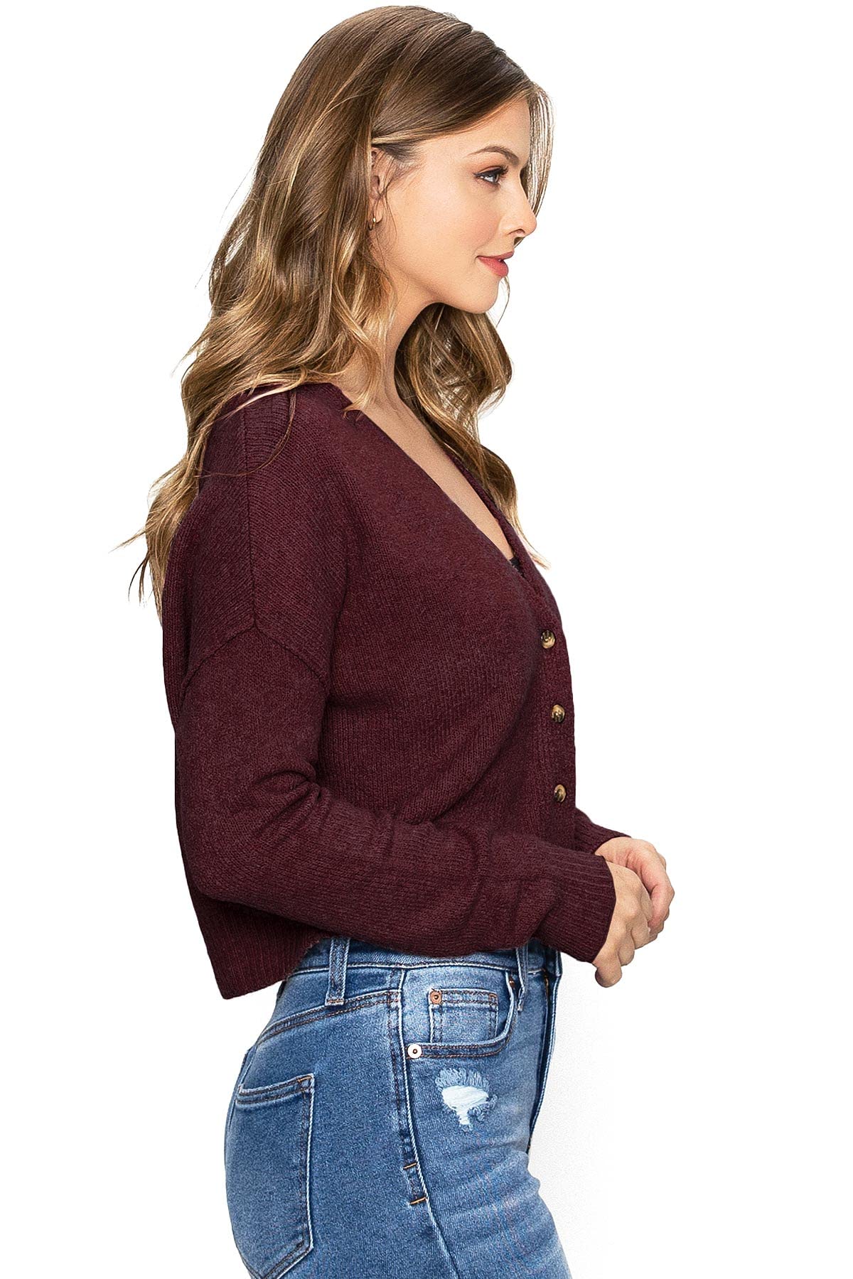 Classic Crop Knit Cardigan