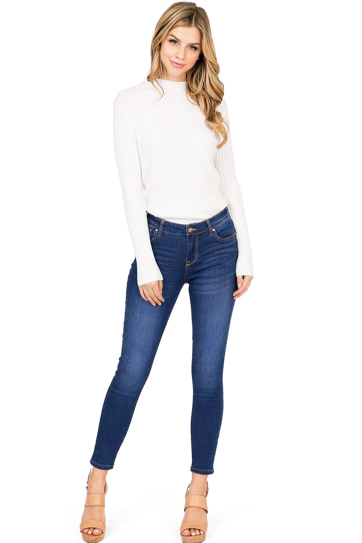 Posie Mid-Rise Skinny Jeans