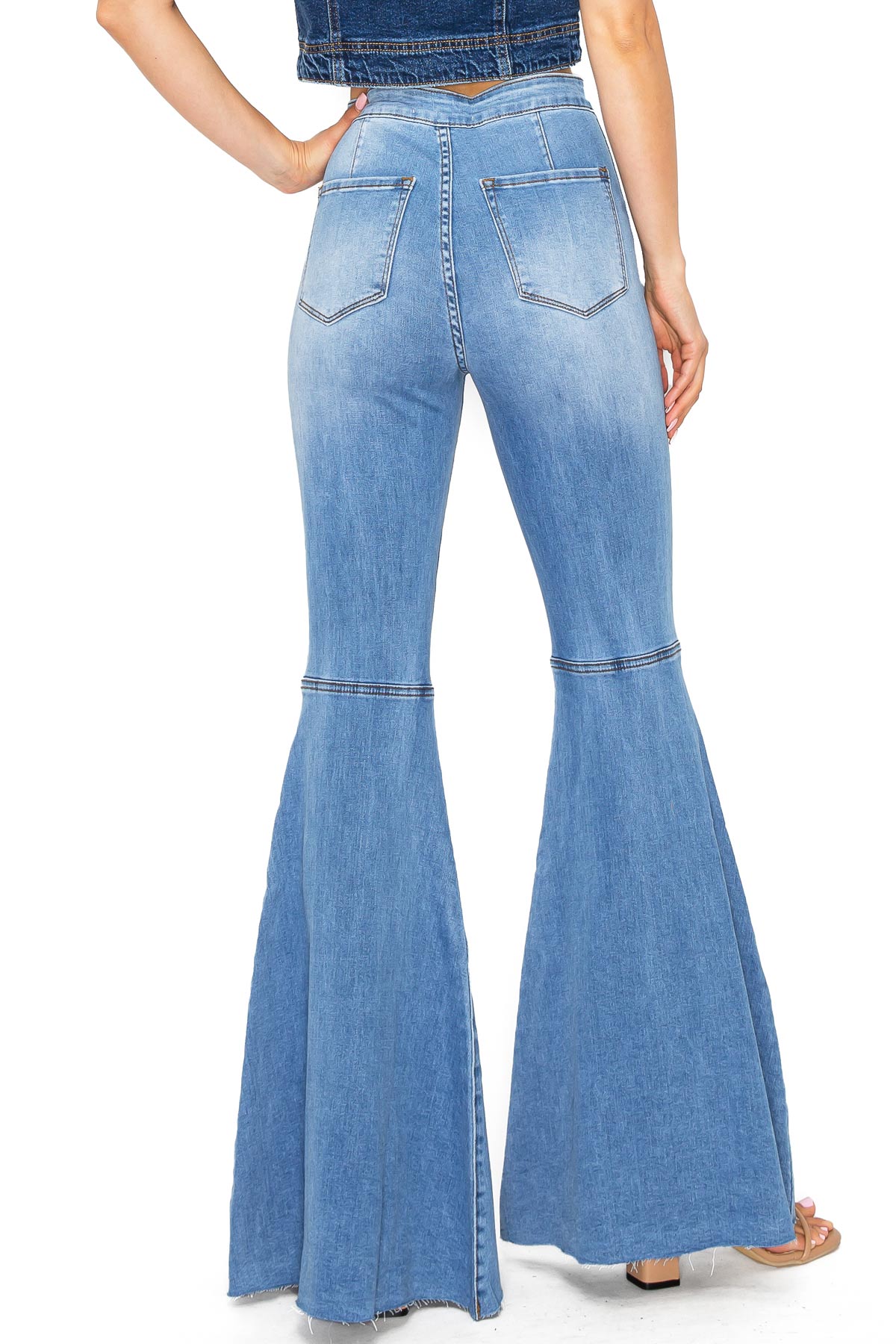 Sleek High Rise Flares