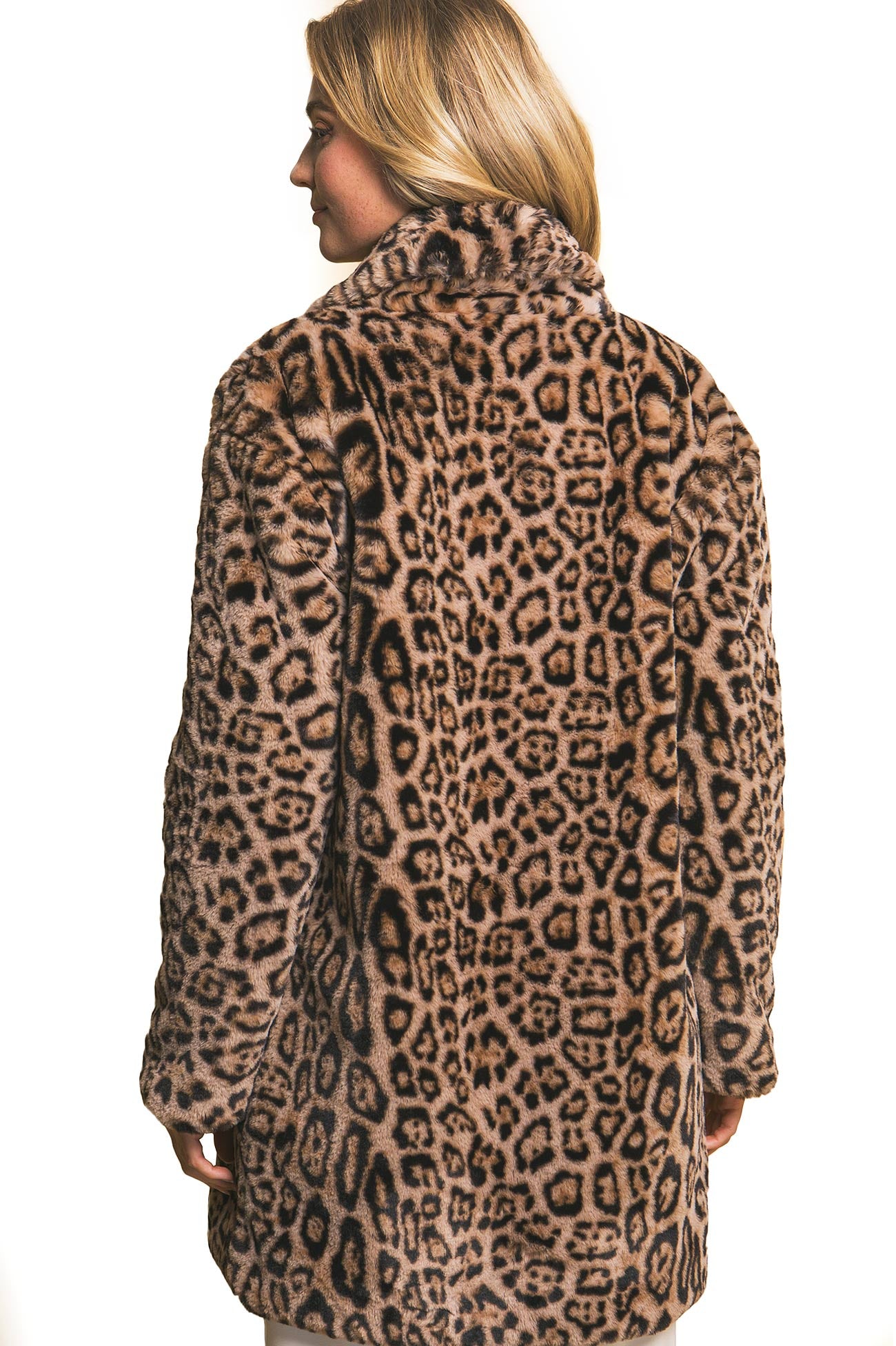 Leopard Faux Fur Coat