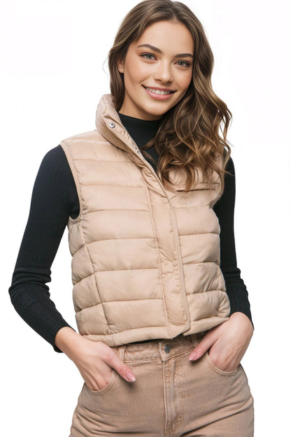 Micro Packable Puffer Vest