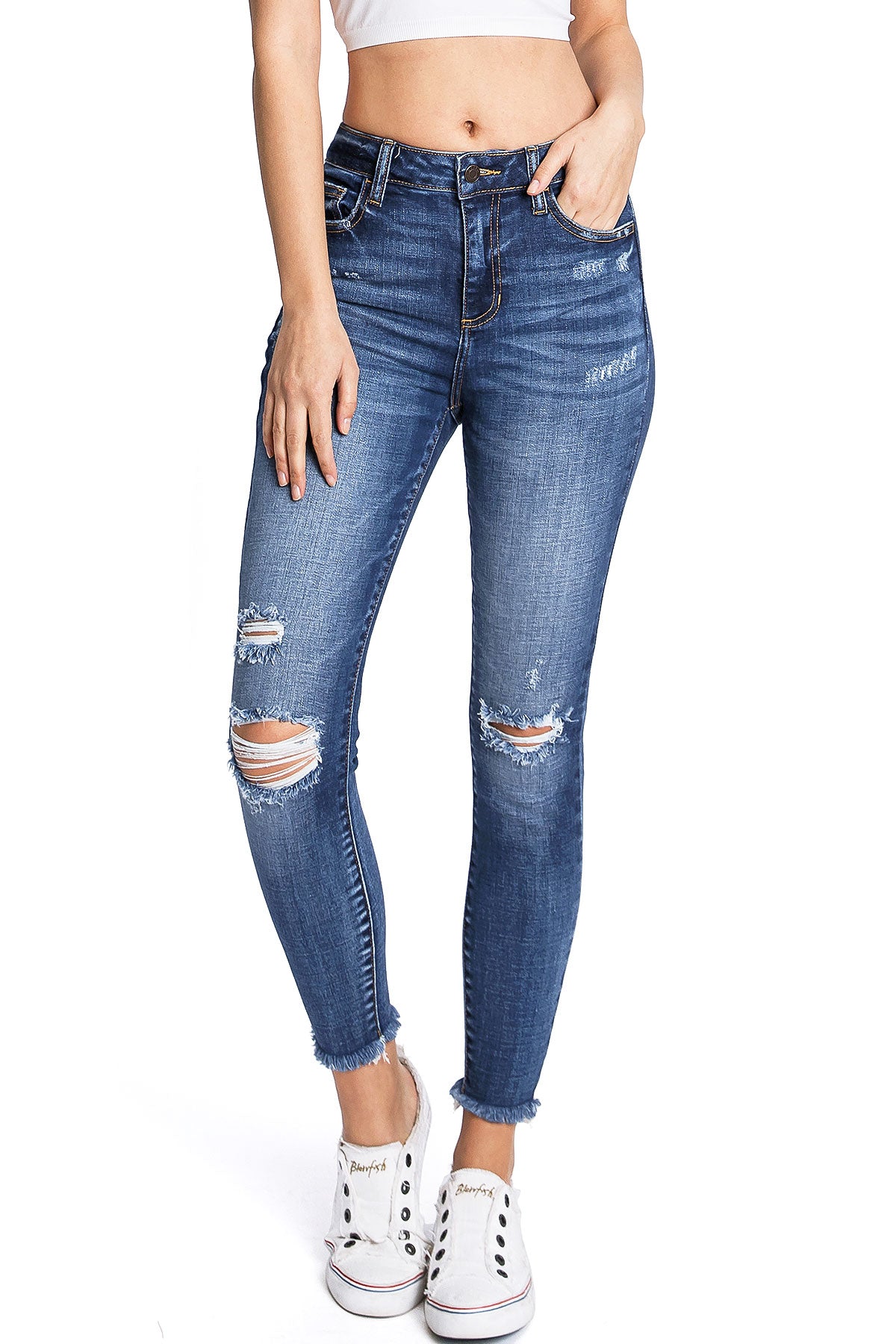 Uprise Crop Skinny Jeans