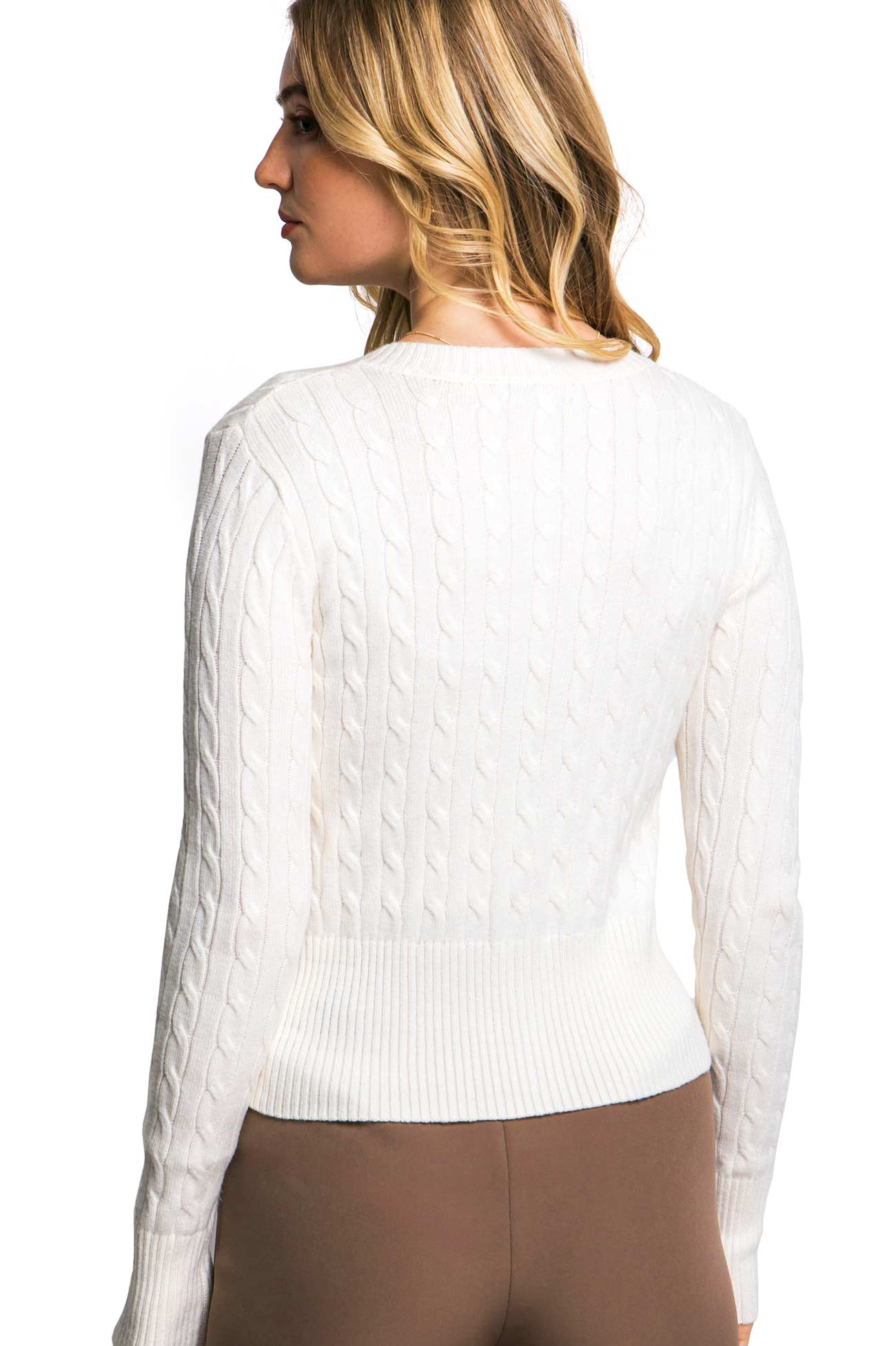 Classic Cable Knit Cardigan