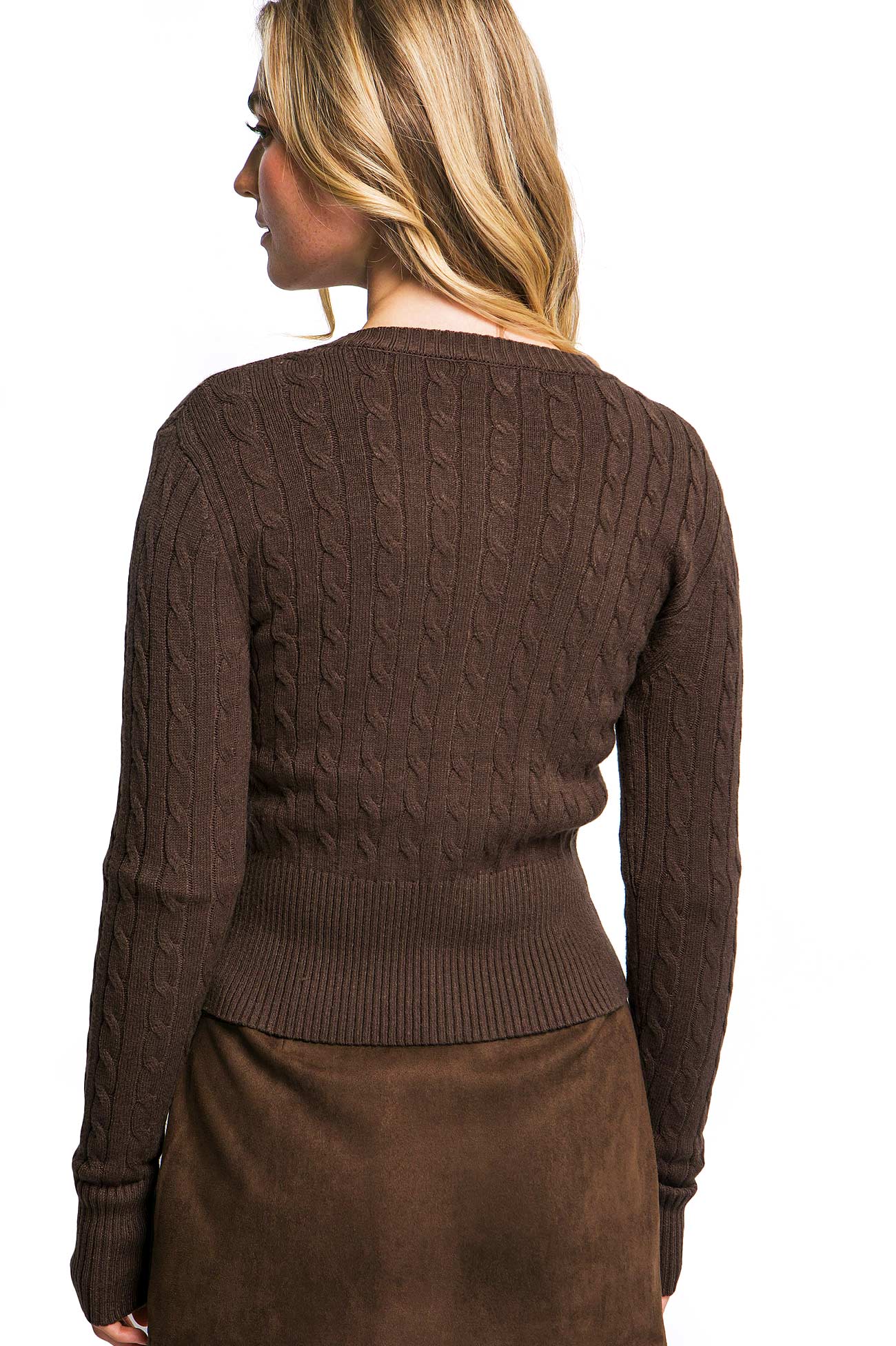 Classic Cable Knit Cardigan