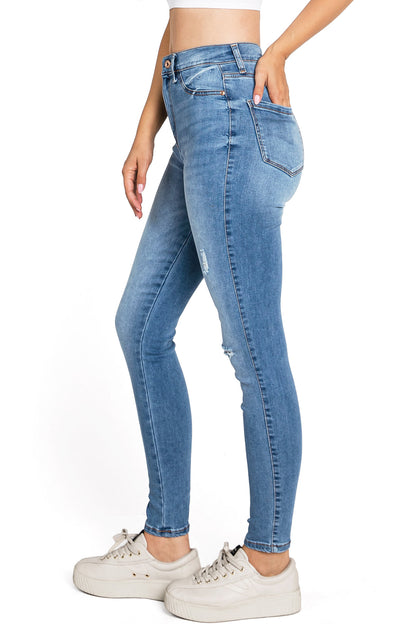 Curve High Rise Skinny Jeans