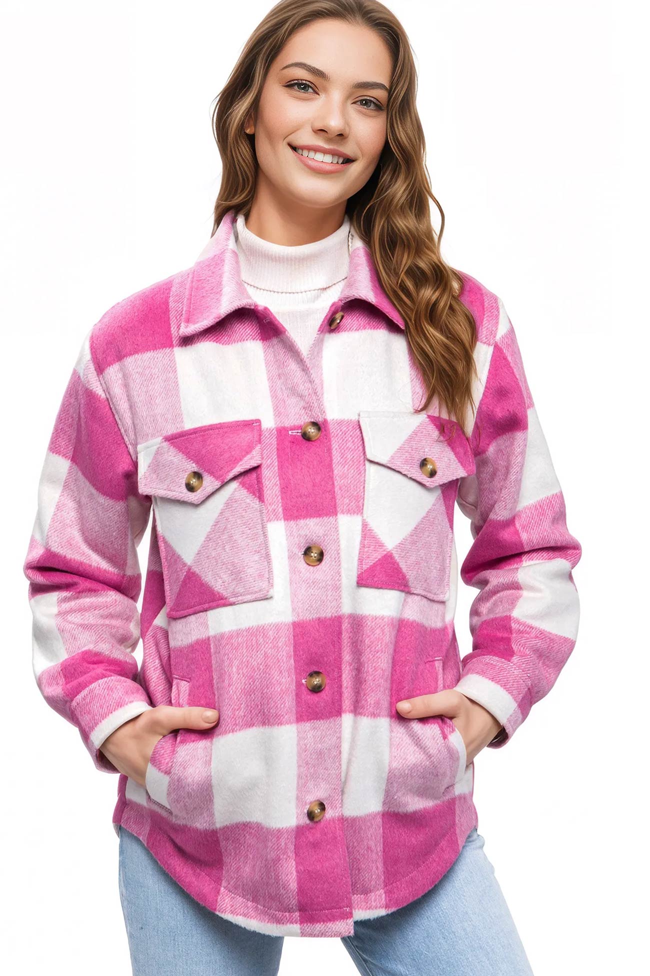 Plaid Sherpa Shacket