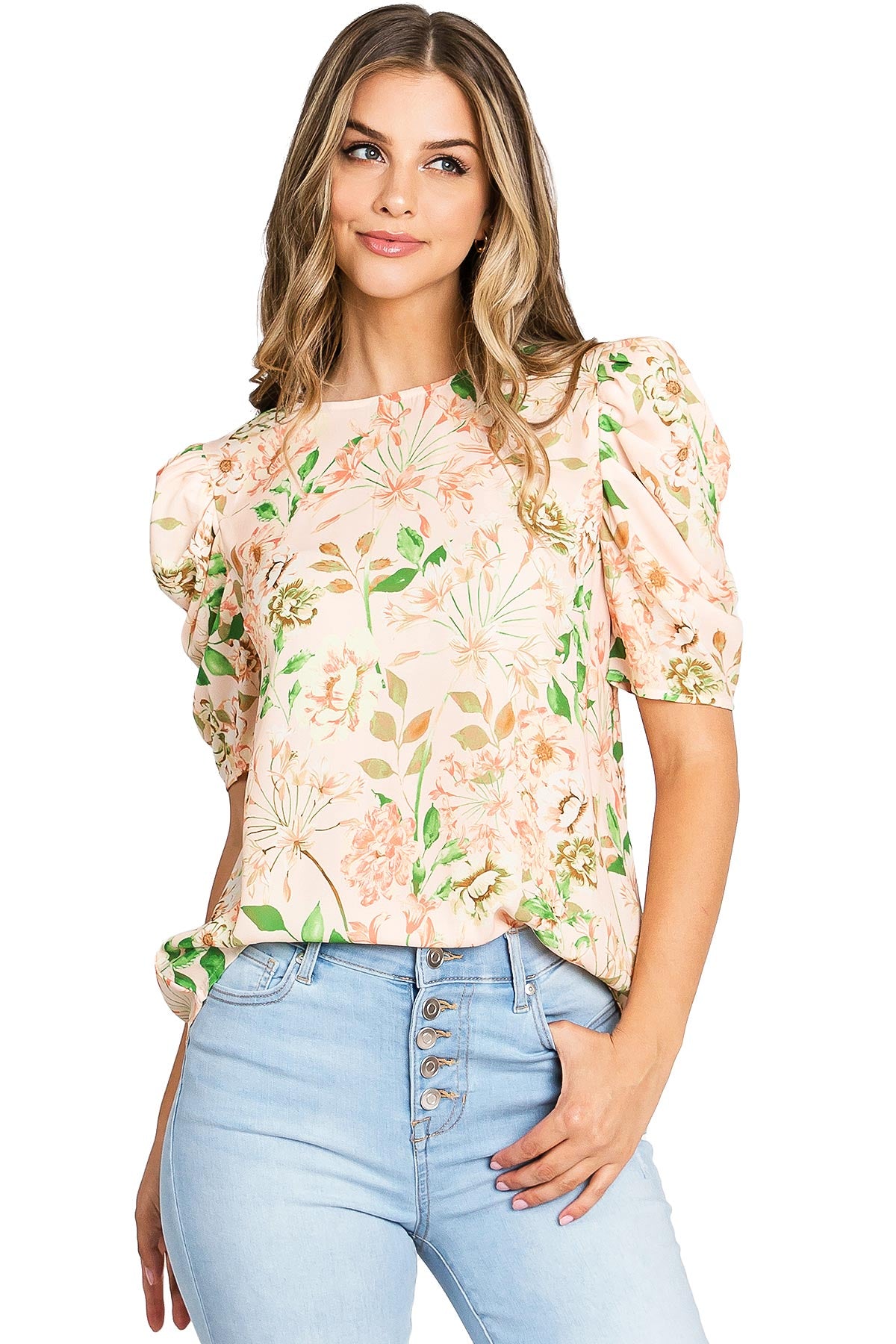 Georgia Puff Sleeve Blouse