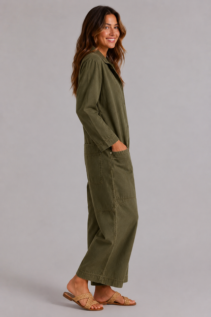 Lana Roux All Day Oversized Jumpsuit - Pink Ice