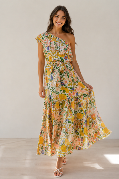 Lotus Dream Maxi Dress - Pink Ice