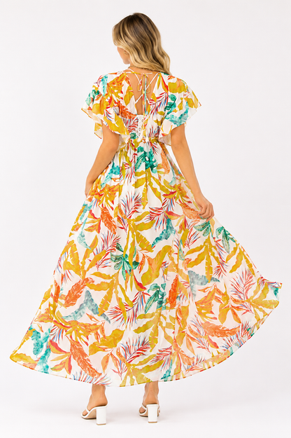 Tropical Sun Maxi Kimono