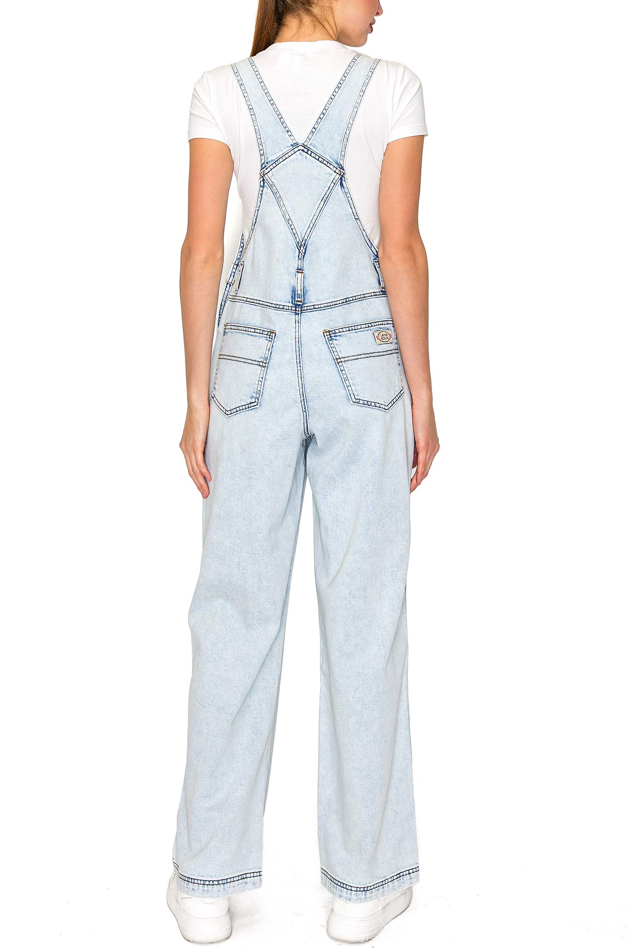 Lana Roux 90s Retro Ultra Soft Stretch Fit Overalls