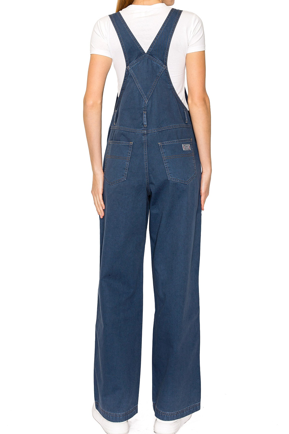 Lana Roux 90s Retro Utility Overdye Twill Overalls