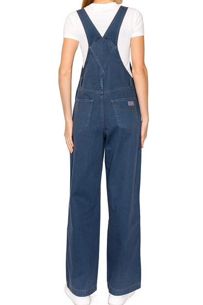 Lana Roux 90s Retro Utility Overdye Twill Overalls