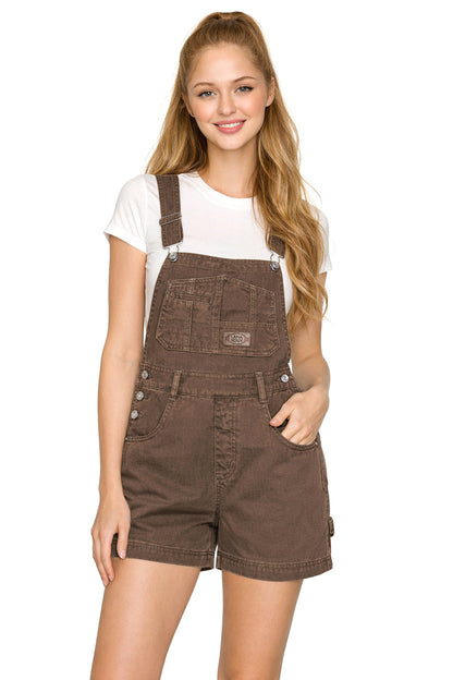Lana Roux 90s Retro Vintage Dyed Short Overalls