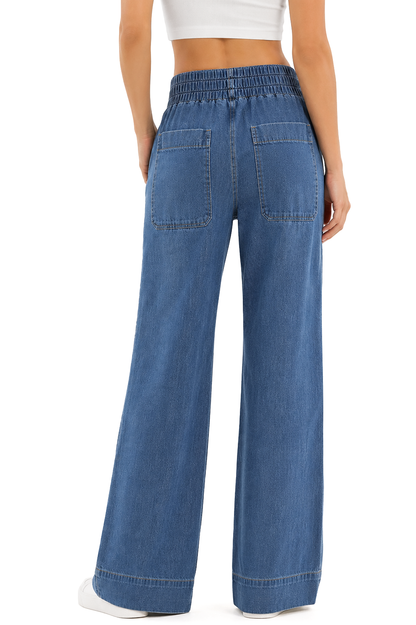 Lana Roux Vista Wide Leg Pants - Pink Ice