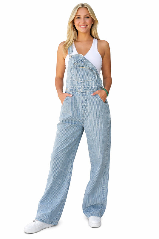 Lana Roux Railroad Boyfriend Overalls