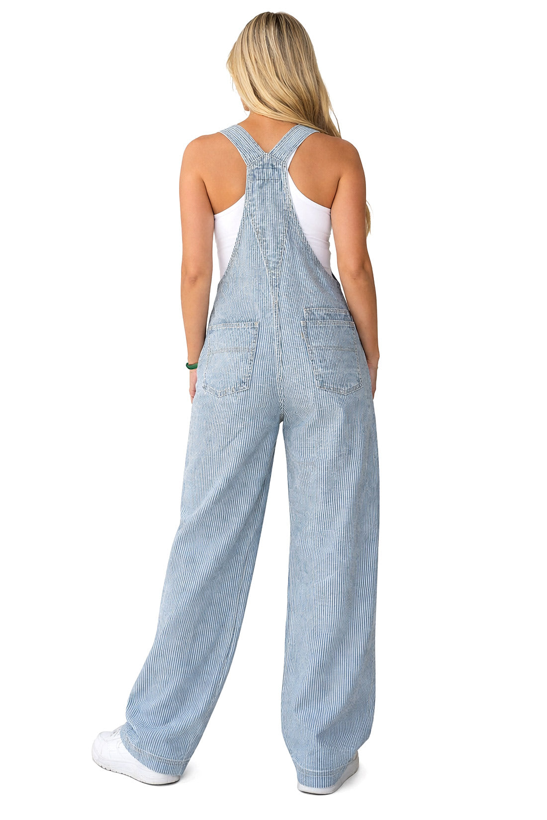 Lana Roux Railroad Boyfriend Overalls - Pink Ice