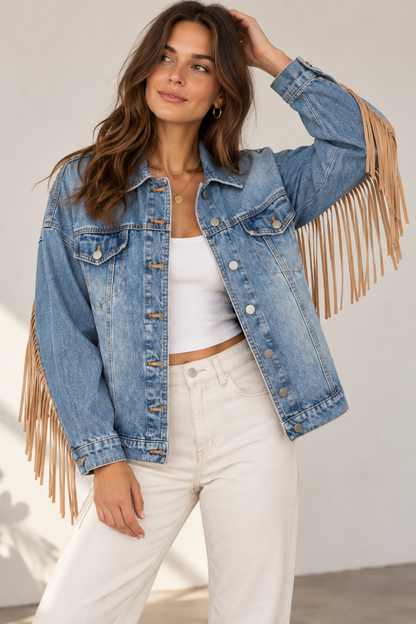 Parker Western Denim Jacket
