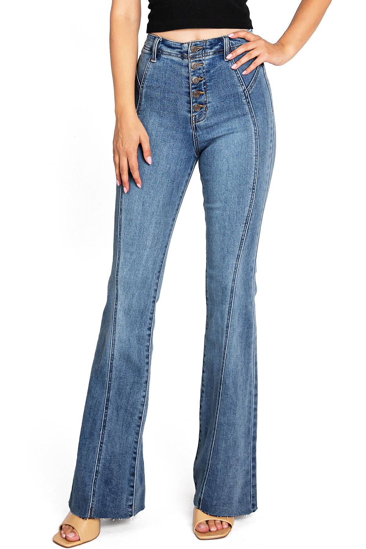 Juliet High Rise Flares