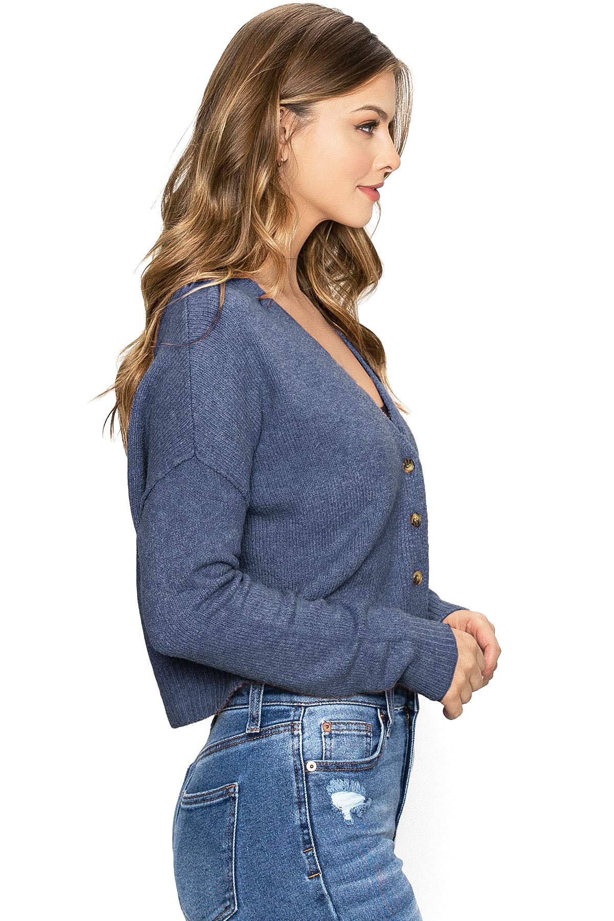 Classic Crop Knit Cardigan