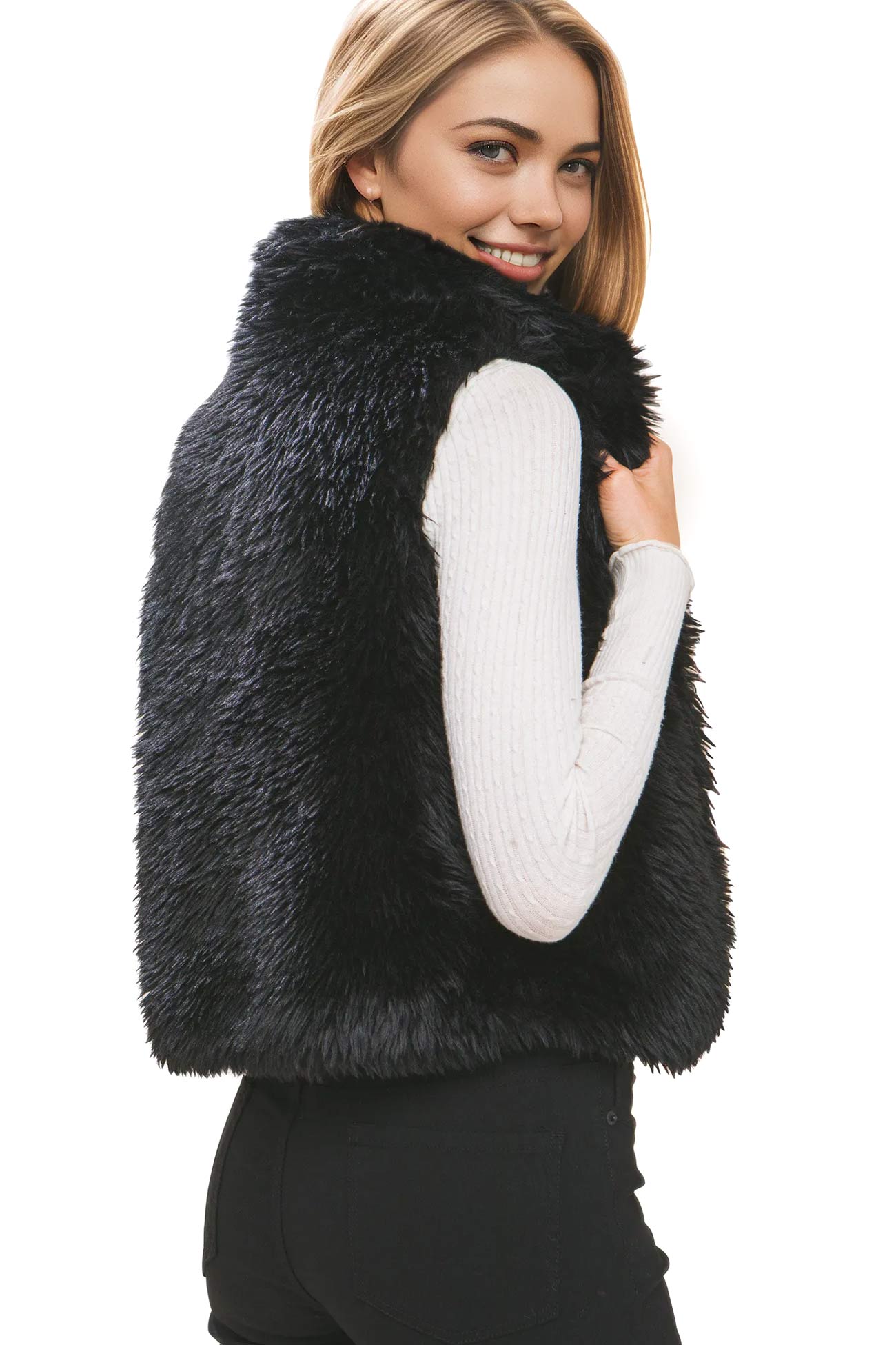 Luxe Faux Fur Vest