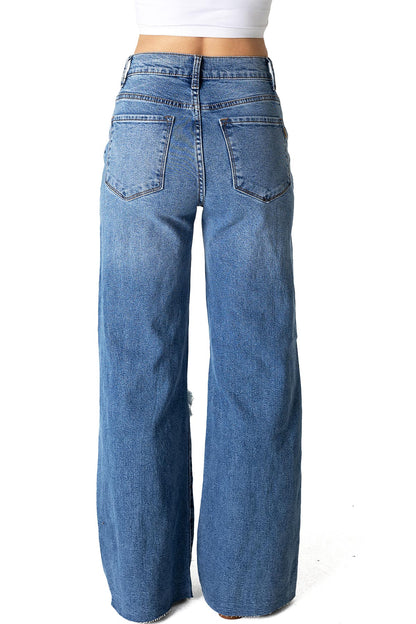 Shortcut Wide Leg Jeans