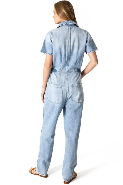 Aviation Denim Jumpsuit