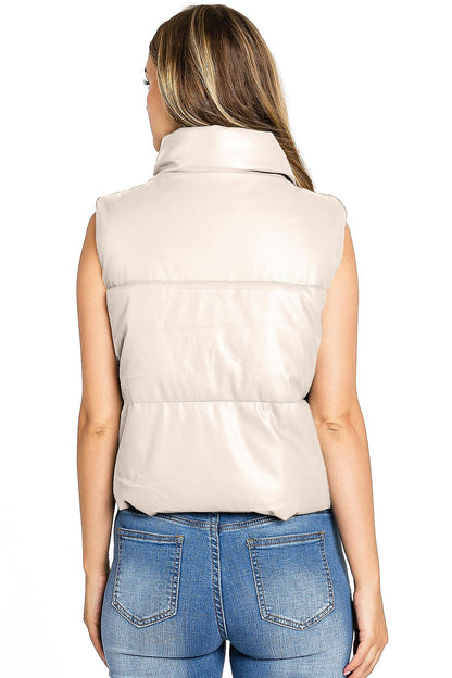 Faux Leather Vest