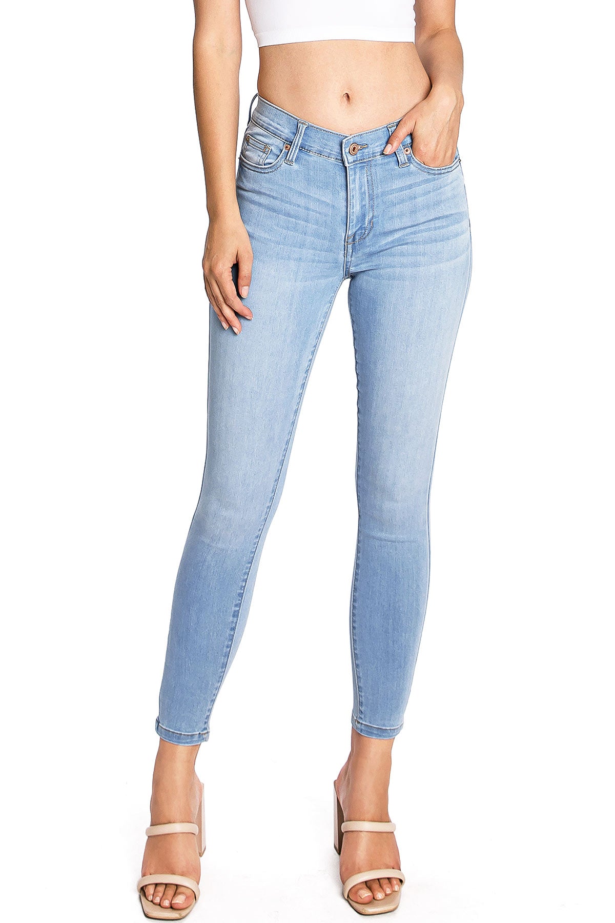 Posie Mid-Rise Skinny Jeans