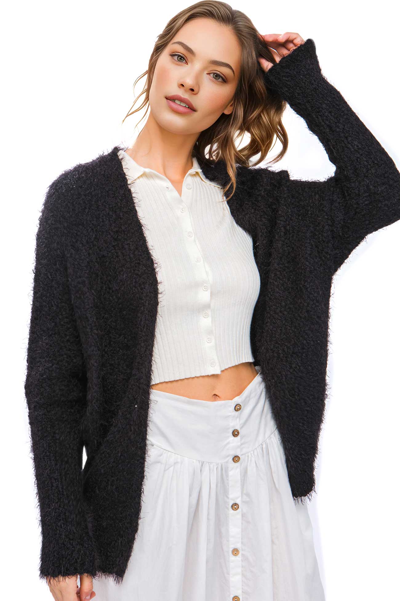 Eyelash Cardigan