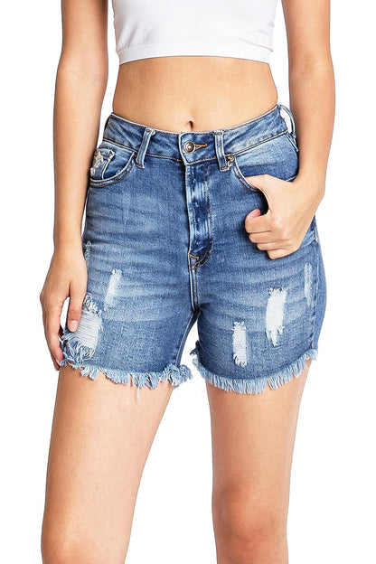 Bay High Rise Shorts - Pink Ice