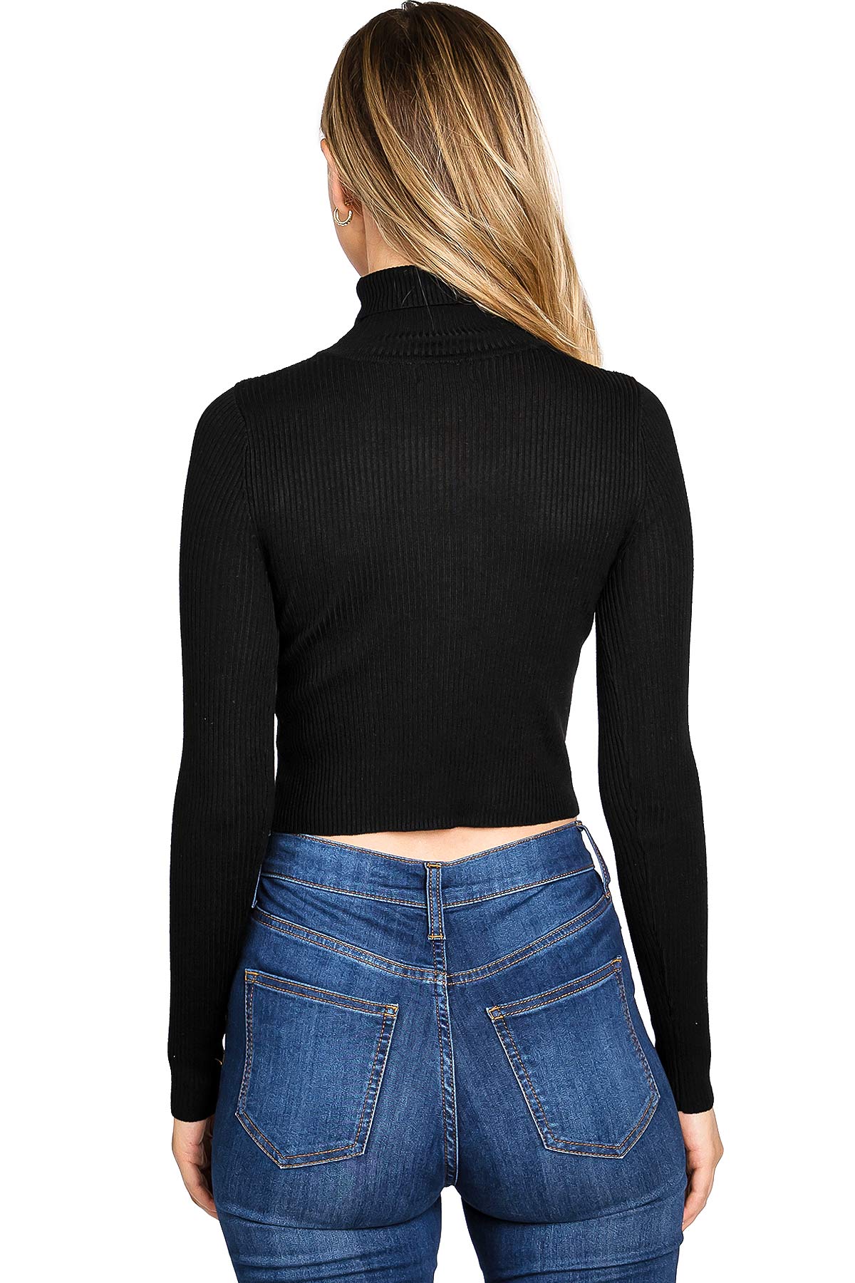 Holly Crop Turtleneck