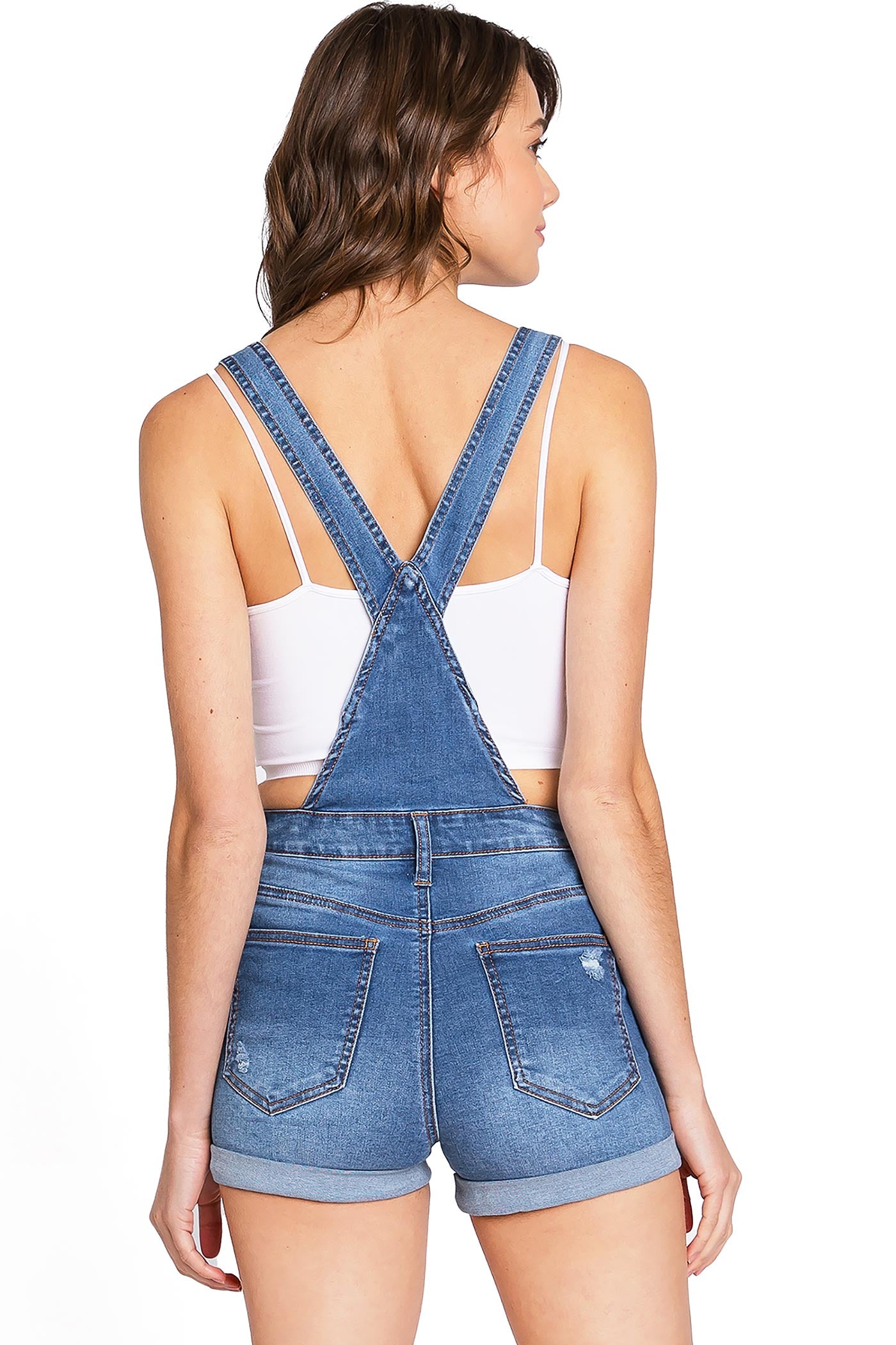 Molly Micro Short Overalls