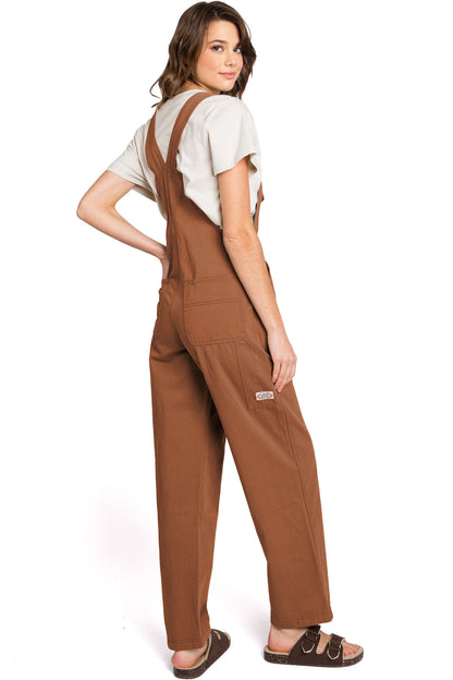 Lana Roux 90s Retro Chino Twill Overalls