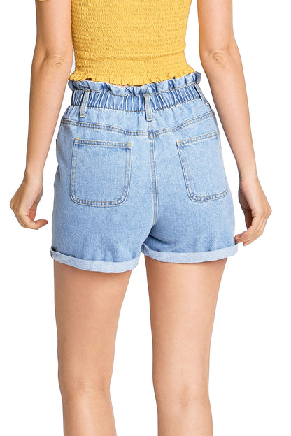 Niki Denim Paperbag Shorts